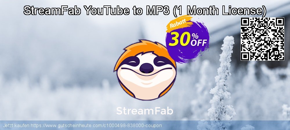 StreamFab YouTube to MP3 - 1 Month License  geniale Preisnachlass Bildschirmfoto
