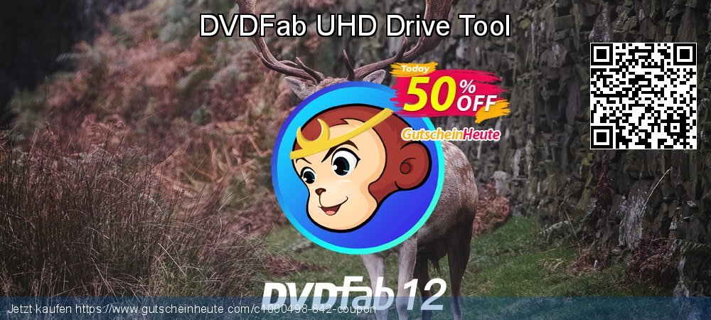 DVDFab UHD Drive Tool überraschend Nachlass Bildschirmfoto