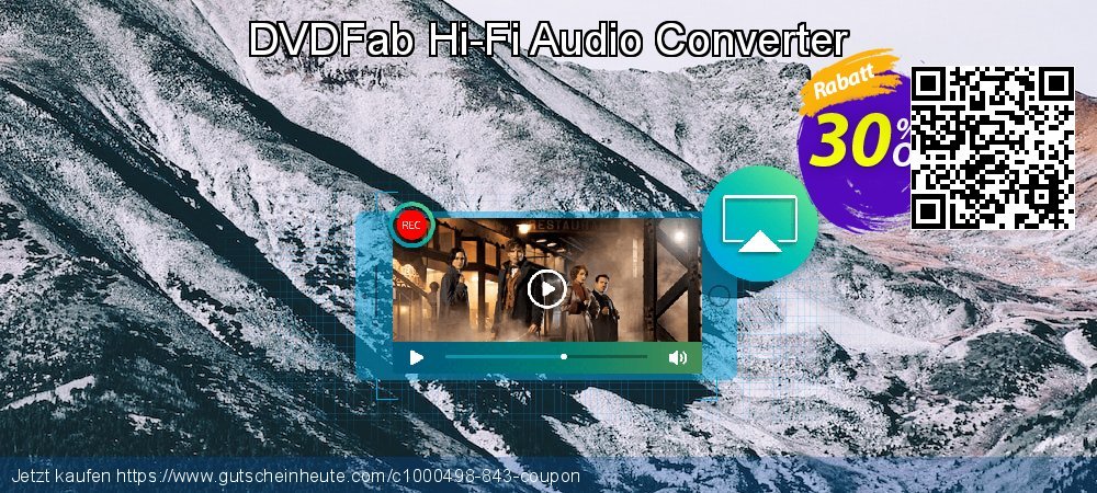 DVDFab Hi-Fi Audio Converter formidable Diskont Bildschirmfoto