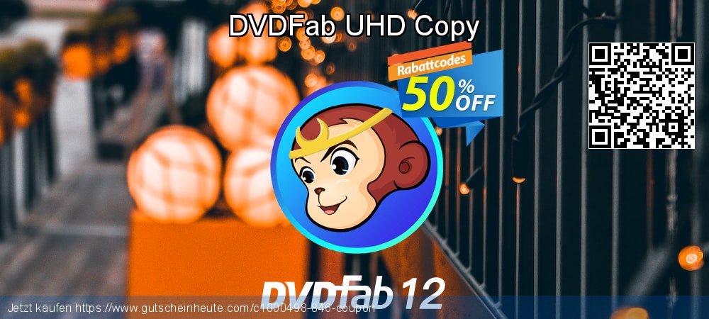 DVDFab UHD Copy Exzellent Verkaufsförderung Bildschirmfoto