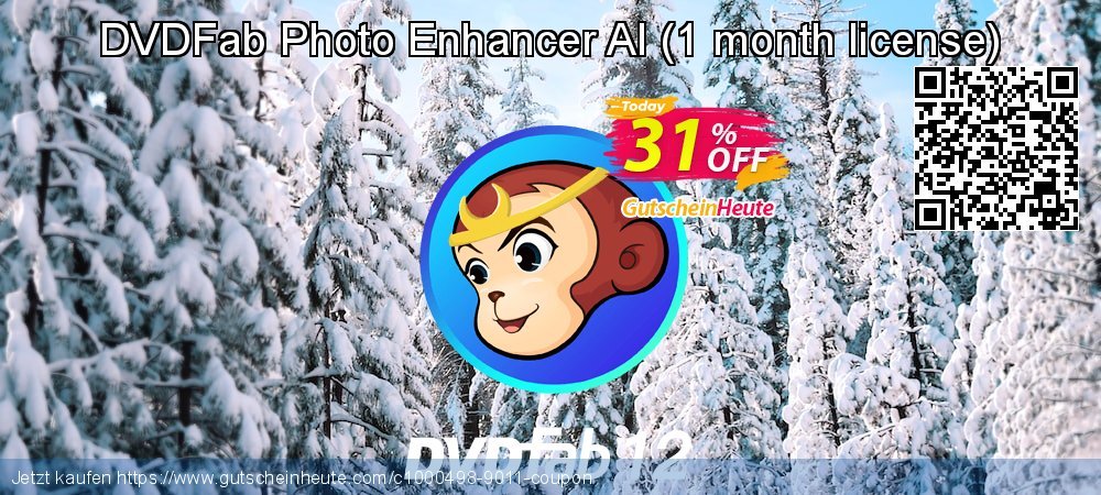 DVDFab Photo Enhancer AI - 1 month license  wunderbar Ausverkauf Bildschirmfoto