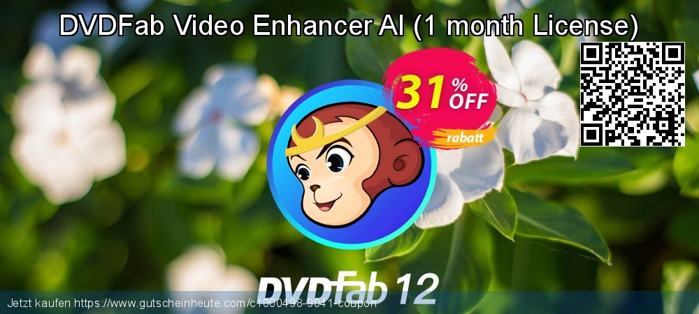 DVDFab Video Enhancer AI - 1 month License  großartig Diskont Bildschirmfoto