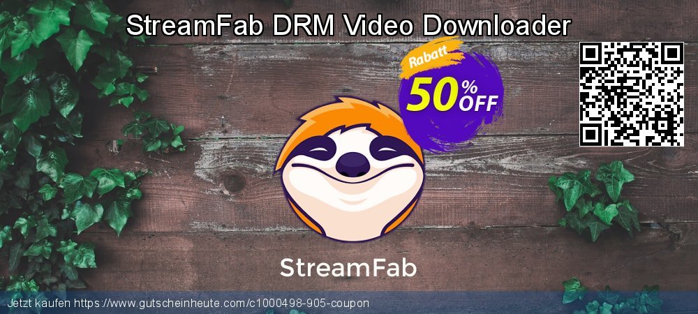 StreamFab DRM Video Downloader formidable Rabatt Bildschirmfoto