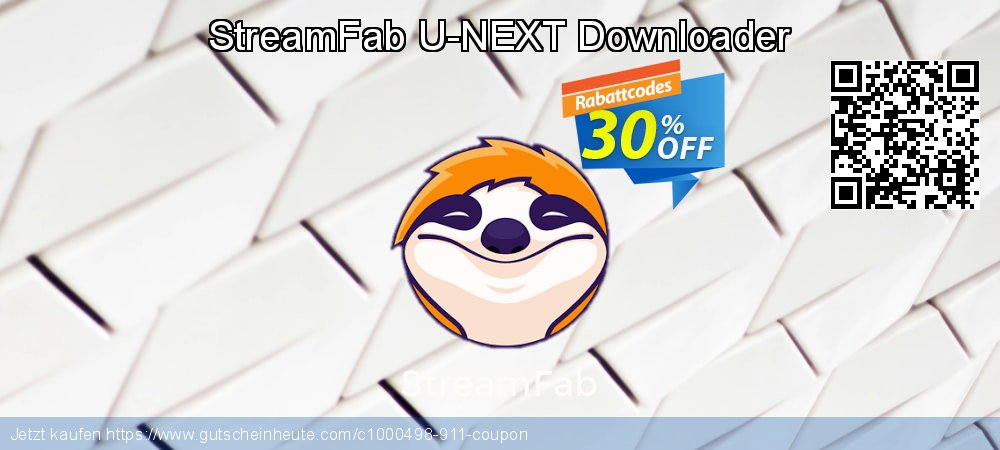 StreamFab U-NEXT Downloader aufregenden Diskont Bildschirmfoto