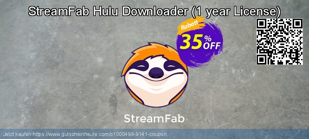StreamFab Hulu Downloader - 1 year License  überraschend Promotionsangebot Bildschirmfoto
