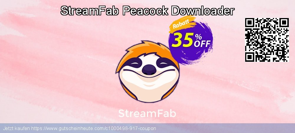 StreamFab Peacock Downloader spitze Preisreduzierung Bildschirmfoto