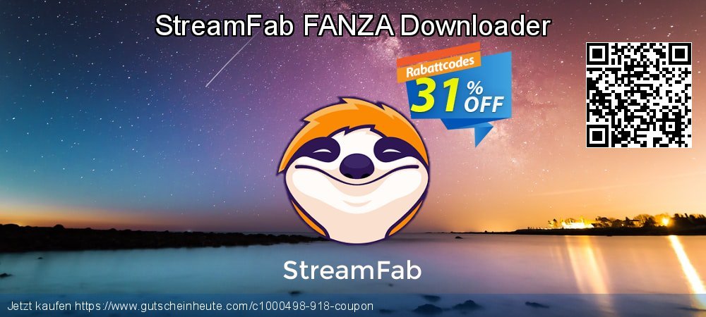 StreamFab FANZA Downloader klasse Preisnachlass Bildschirmfoto