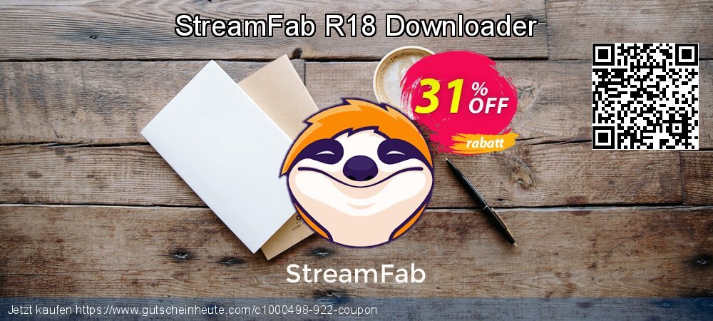 StreamFab R18 Downloader ausschließenden Rabatt Bildschirmfoto