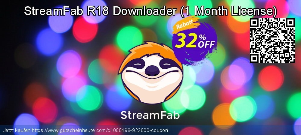 StreamFab R18 Downloader - 1 Month License  überraschend Sale Aktionen Bildschirmfoto