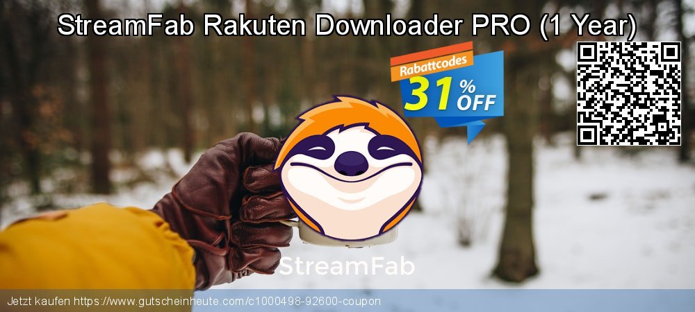 StreamFab Rakuten Downloader PRO - 1 Year  Exzellent Promotionsangebot Bildschirmfoto
