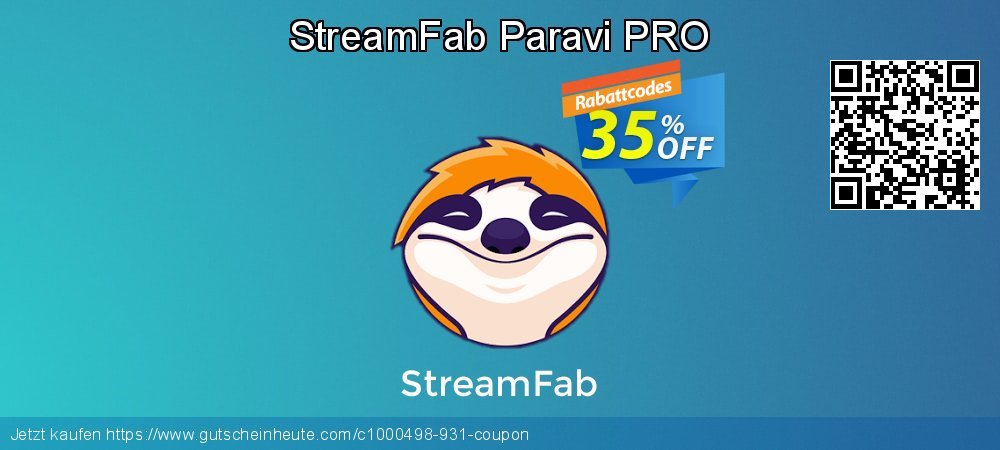 StreamFab Paravi PRO super Verkaufsförderung Bildschirmfoto