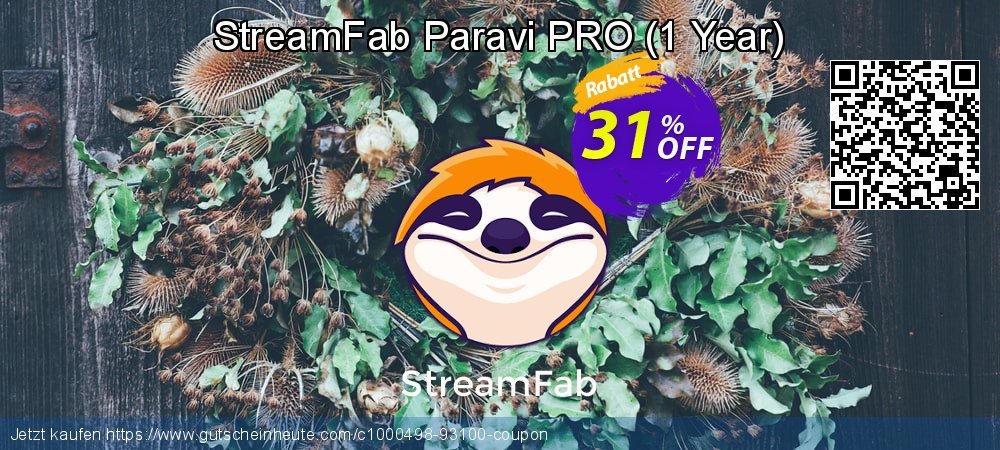 StreamFab Paravi PRO - 1 Year  umwerfende Außendienst-Promotions Bildschirmfoto