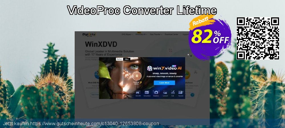 VideoProc Converter Lifetime faszinierende Förderung Bildschirmfoto