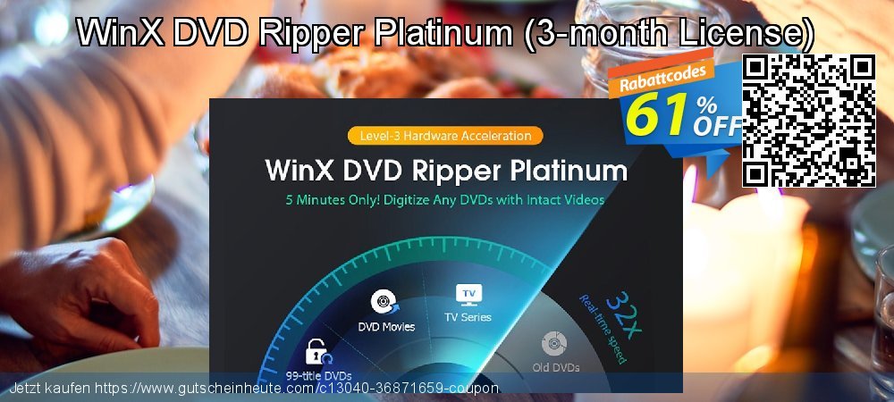 WinX DVD Ripper Platinum - 3-month License  faszinierende Nachlass Bildschirmfoto