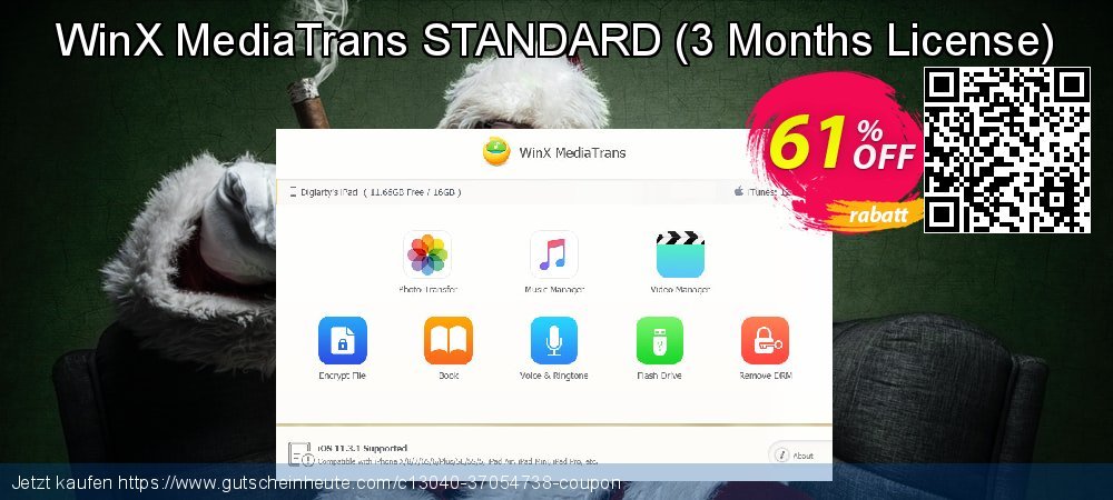 WinX MediaTrans STANDARD - 3 Months License  wundervoll Außendienst-Promotions Bildschirmfoto