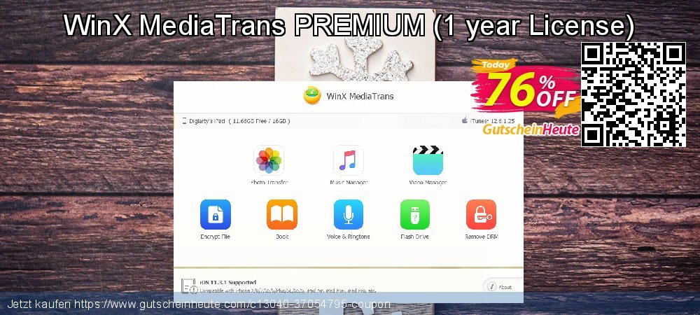 WinX MediaTrans PREMIUM - 1 year License  wunderbar Rabatt Bildschirmfoto