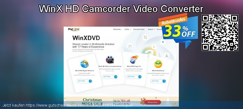 WinX HD Camcorder Video Converter aufregende Promotionsangebot Bildschirmfoto