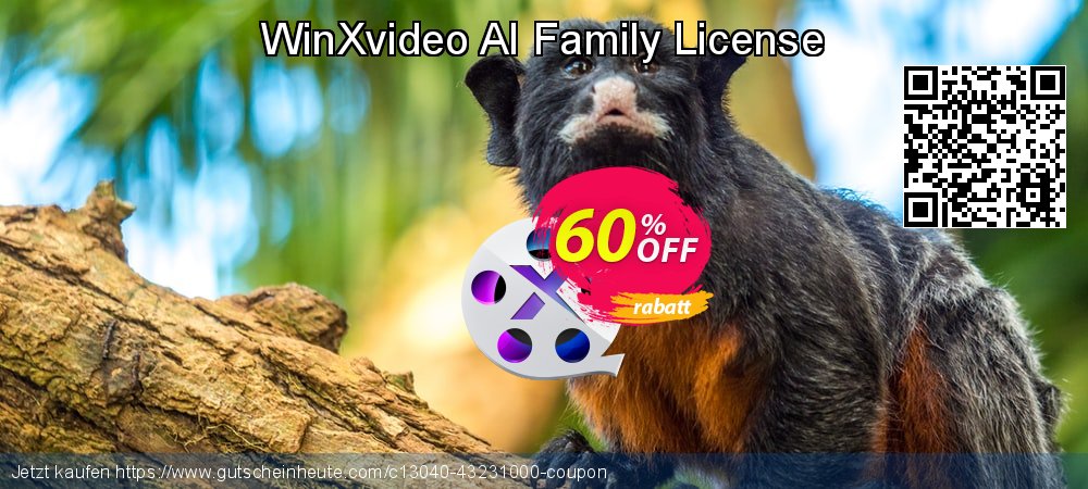 WinXvideo AI Family License aufregenden Angebote Bildschirmfoto