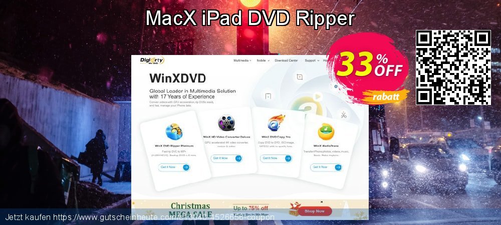 MacX iPad DVD Ripper super Ermäßigung Bildschirmfoto