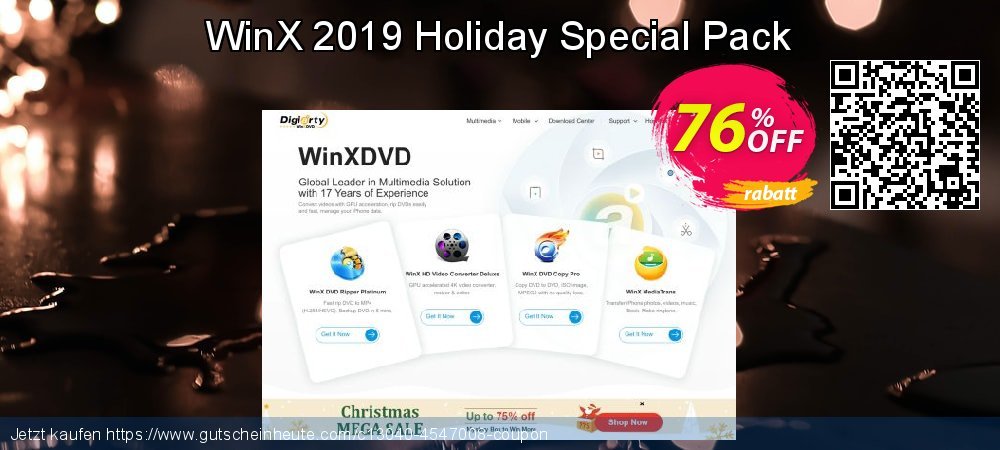 WinX 2019 Holiday Special Pack genial Ausverkauf Bildschirmfoto