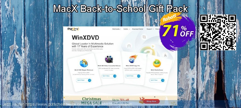 MacX Back-to-School Gift Pack erstaunlich Disagio Bildschirmfoto
