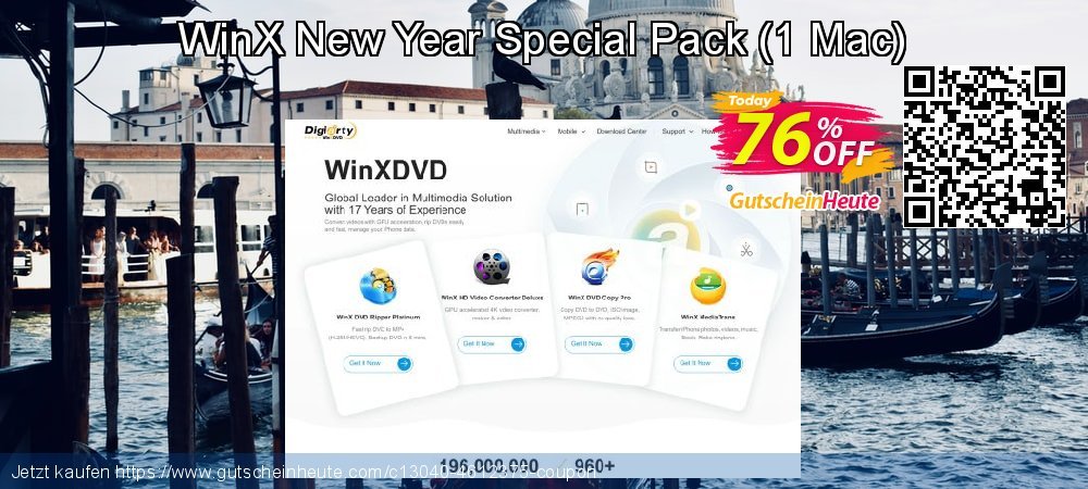 WinX New Year Special Pack - 1 Mac  überraschend Preisreduzierung Bildschirmfoto