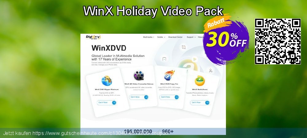 WinX Holiday Video Pack großartig Rabatt Bildschirmfoto