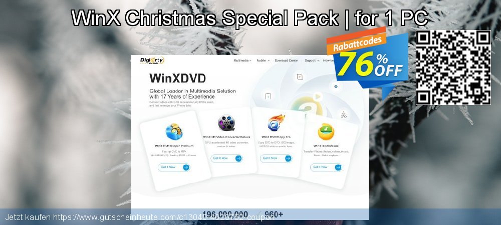 WinX Christmas Special Pack | for 1 PC aufregenden Disagio Bildschirmfoto