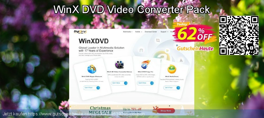 WinX DVD Video Converter Pack verwunderlich Außendienst-Promotions Bildschirmfoto