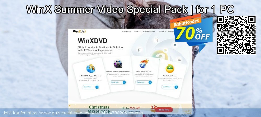 WinX Summer Video Special Pack | for 1 PC umwerfenden Preisnachlass Bildschirmfoto