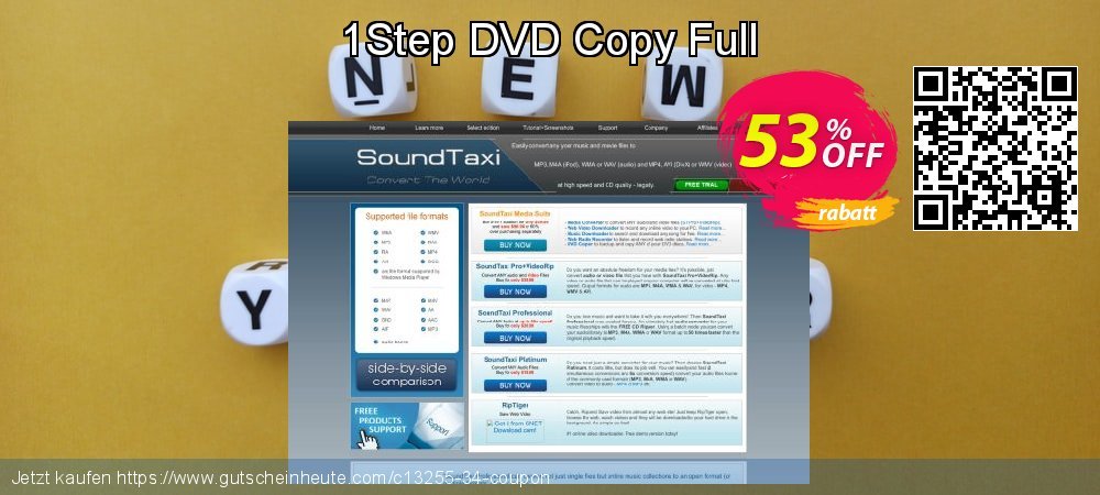1Step DVD Copy Full überraschend Beförderung Bildschirmfoto