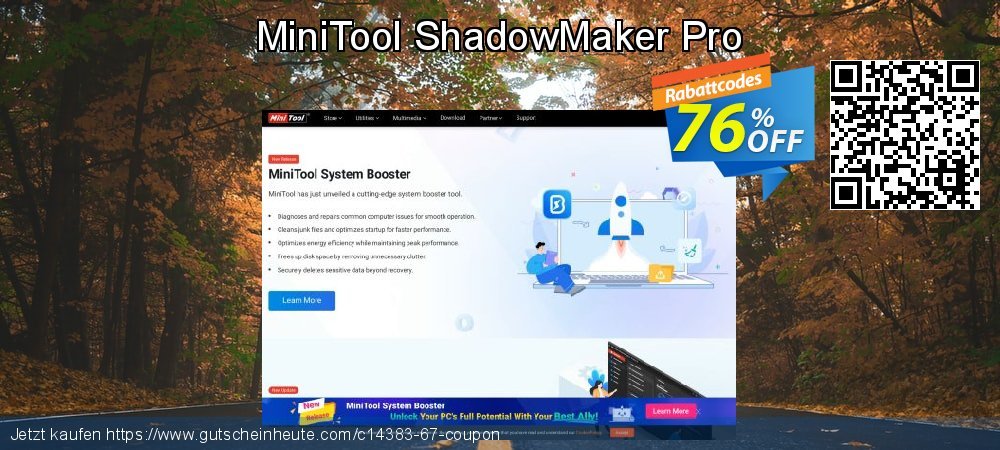 MiniTool ShadowMaker Pro fantastisch Ermäßigungen Bildschirmfoto