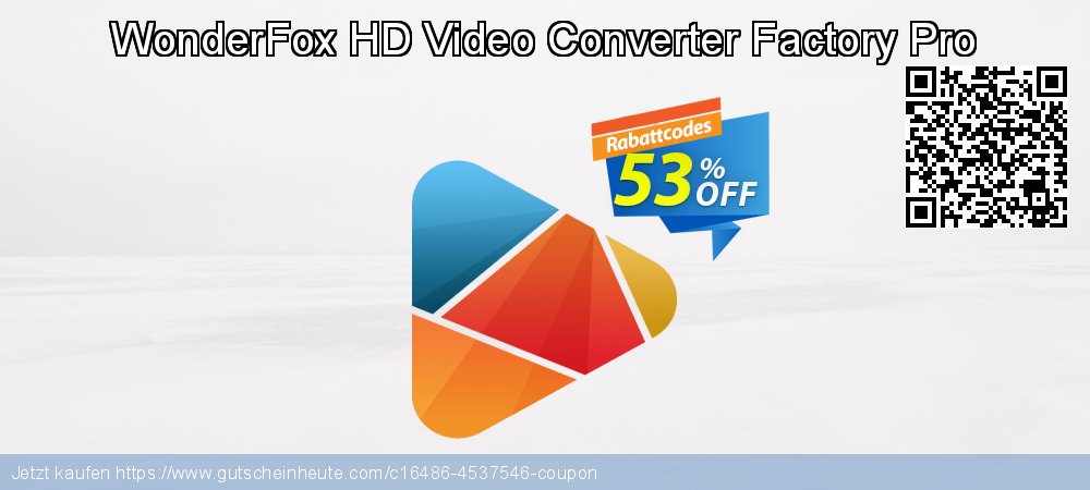 WonderFox HD Video Converter Factory Pro genial Verkaufsförderung Bildschirmfoto