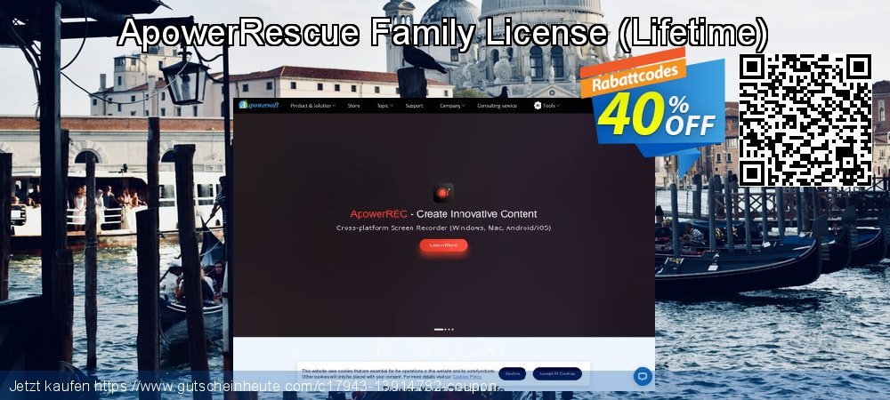 ApowerRescue Family License - Lifetime  verwunderlich Ermäßigung Bildschirmfoto