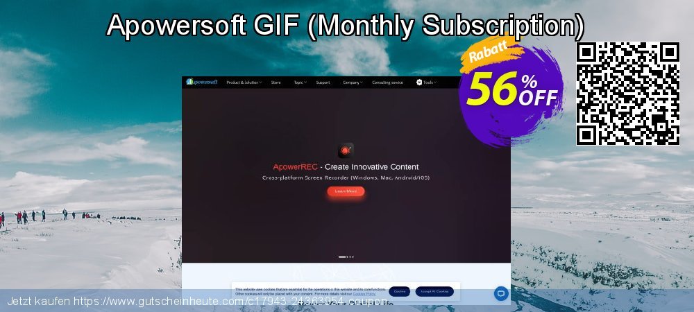 Apowersoft GIF - Monthly Subscription  Exzellent Ausverkauf Bildschirmfoto