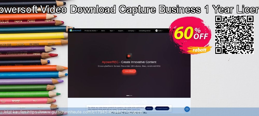 Apowersoft Video Download Capture Business 1 Year License spitze Rabatt Bildschirmfoto
