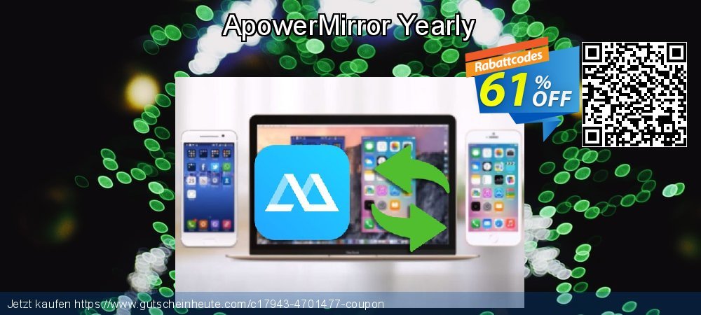 ApowerMirror Yearly uneingeschränkt Preisnachlässe Bildschirmfoto
