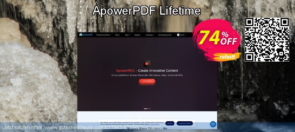 ApowerPDF Lifetime geniale Preisnachlass Bildschirmfoto