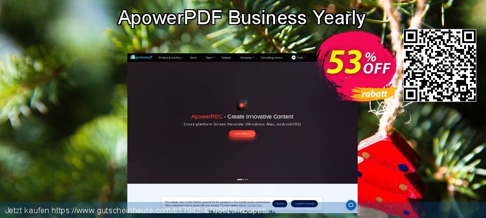 ApowerPDF Business Yearly aufregende Förderung Bildschirmfoto