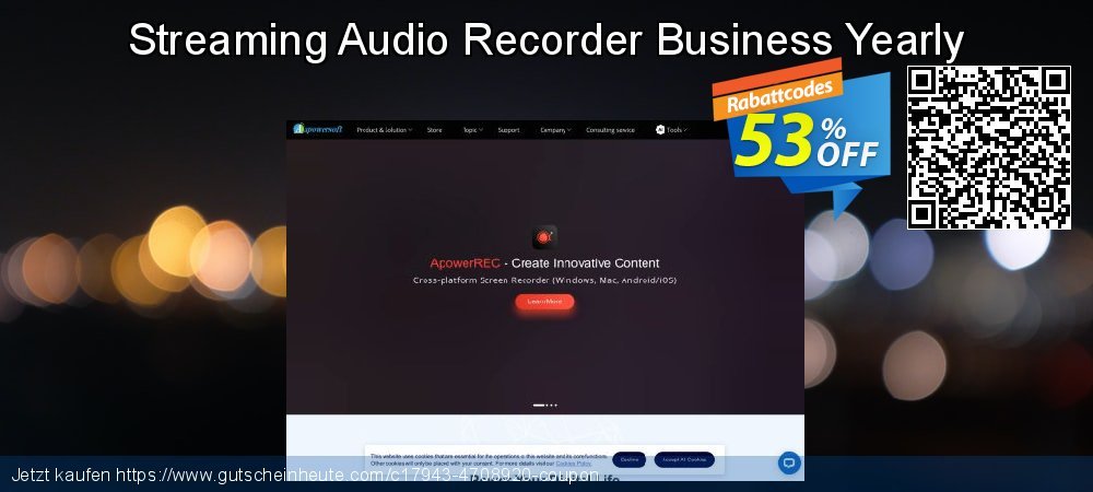 Streaming Audio Recorder Business Yearly besten Sale Aktionen Bildschirmfoto