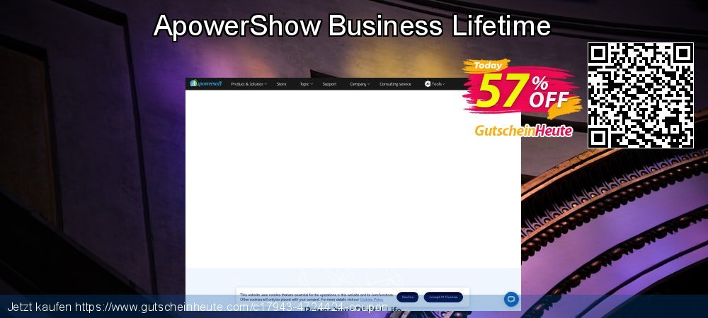 ApowerShow Business Lifetime fantastisch Sale Aktionen Bildschirmfoto