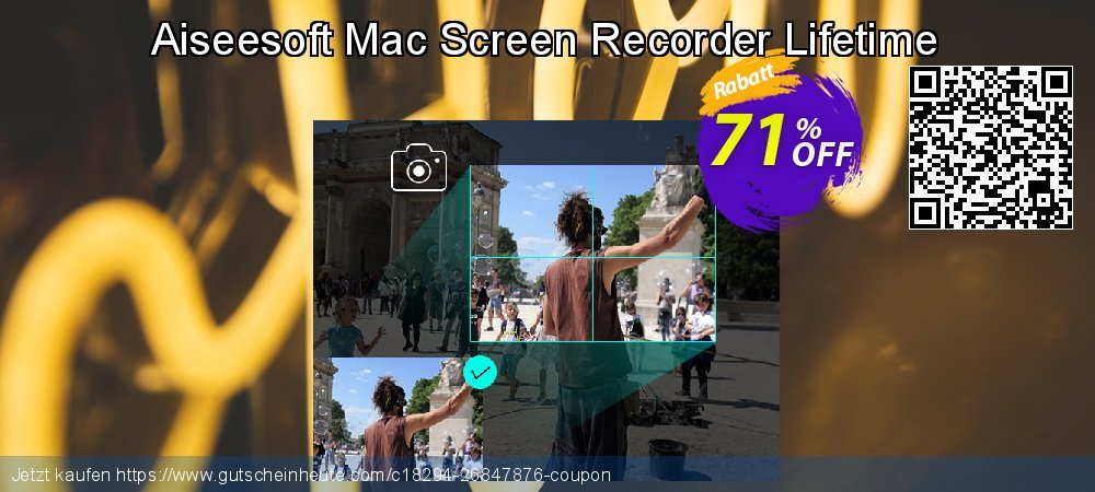 Aiseesoft Mac Screen Recorder Lifetime beeindruckend Rabatt Bildschirmfoto