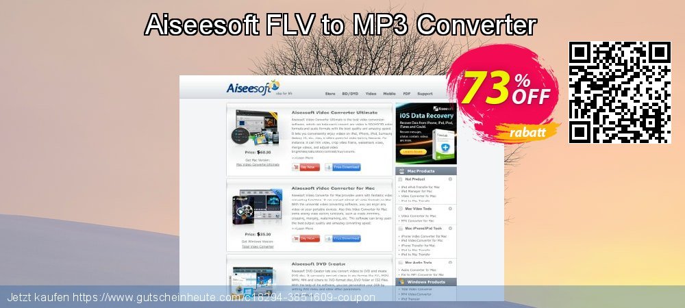 Aiseesoft FLV to MP3 Converter super Preisnachlässe Bildschirmfoto