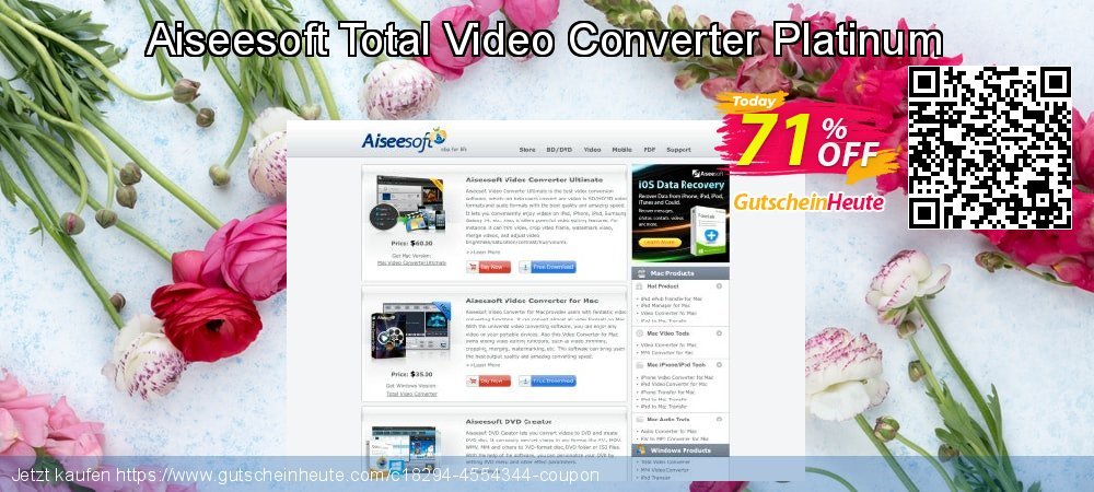 Aiseesoft Total Video Converter Platinum fantastisch Disagio Bildschirmfoto