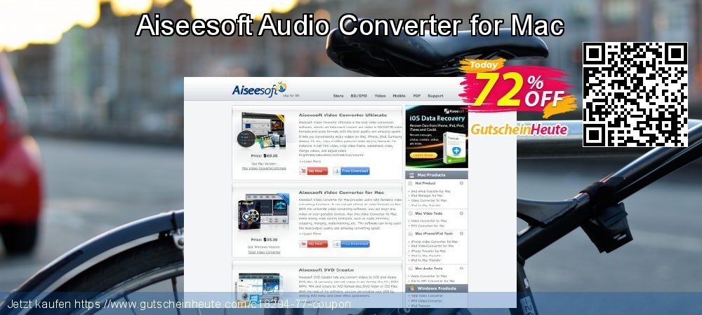 Aiseesoft Audio Converter for Mac aufregenden Ausverkauf Bildschirmfoto