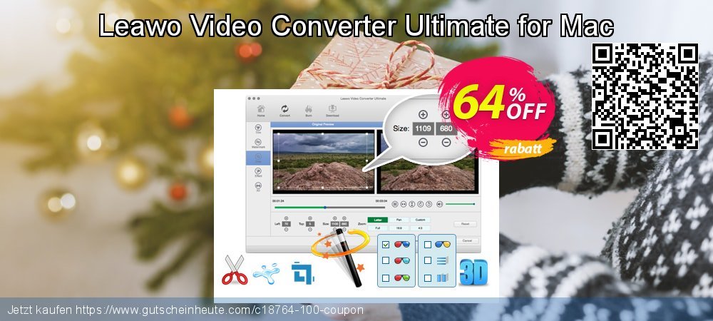Leawo Video Converter Ultimate for Mac genial Beförderung Bildschirmfoto