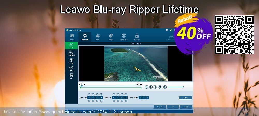 Leawo Blu-ray Ripper Lifetime fantastisch Verkaufsförderung Bildschirmfoto