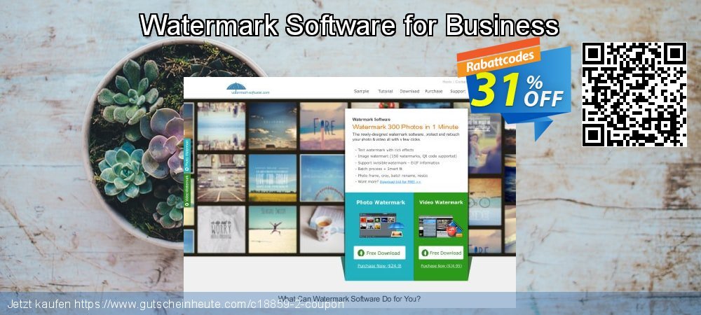 Watermark Software for Business spitze Beförderung Bildschirmfoto