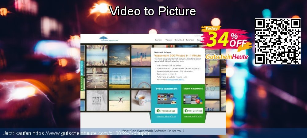 Video to Picture klasse Sale Aktionen Bildschirmfoto