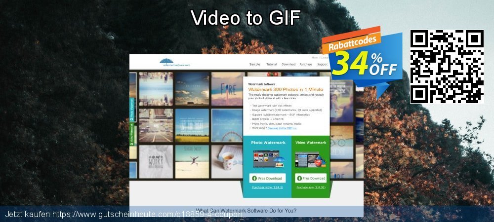 Video to GIF exklusiv Rabatt Bildschirmfoto
